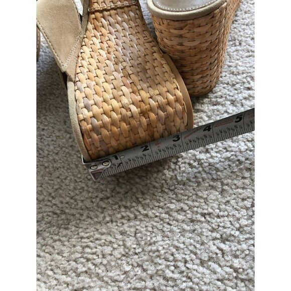 Vince Camuto GREATHEL SLIDE SANDALS Wedge leather size 10 - Picture 9 of 10